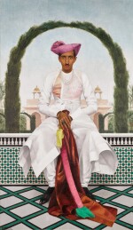 Portrait de S. A. le Maharajah d'Indore