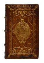 Bembo, Epistolarum libri XVI, Lyon, 1540, Roman impresa binding by Niccolò Franzese for Apollonio Filareto
