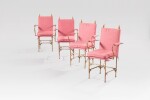 Quatre fauteuils modèle Athéna