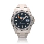 Reference 216570 Explorer II, A stainless steel wristwatch with date, 24 hours indication and bracelet, Circa 2016