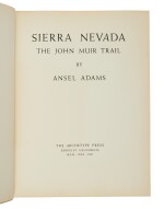 Adams, Ansel |  One of 500 copies, signed by Adams 