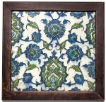 A DAMASCUS POTTERY TILE, SYRIA, LATE 16TH/EARLY 17TH CENTURY