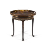 A George II parcel-gilt black lacquer table, mid-18th century | Table en bois laqué noir et doré d’époque George II, Angleterre, milieu du XVIIIe siècle
