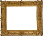 A handsome early 18th century Régence carved giltwood frame