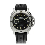 PAM 24 LUMINOR SUBMERSIBLE A LIMITED EDITION STAINLESS STEEL AUTOMATIC WRISTWATCH WITH DATE, CIRCA 2000