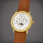 Quantième Perpetuel Automatique | A yellow gold perpetual calendar wristwatch with moon phases | Circa 1995