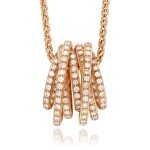 Diamond necklace, 'Allegra'