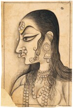 A PORTRAIT OF A LADY, INDIA, KISHANGARH, CIRCA 1790