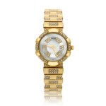 Reference 8601 C 587, A yellow gold and diamond-set bracelet watch with mother-of-pearl dial, Circa 1997