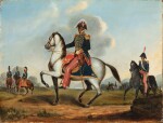 Portrait of François Dominique Toussaint Louverture (1743-1803) in uniform, mounted on his horse