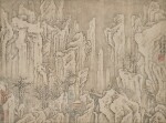 Wang Jianzhang (active 1628-1644) 王建章 | Traveling in a Snowy Landscape 雪山行旅
