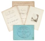 W.A. Mozart. Collection of first and early editions of his keyboard works, 1792-1807