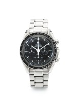 OMEGA | REF 345.0022/145.0022 SPEEDMASTER,  A STAINLESS STEEL CHRONOGRAPH WRISTWATCH WITH REGISTERS AND BRACELET CIRCA 1995