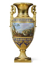 A Rare and Impressive Porcelain Vase, Imperial Porcelain Factory, St Petersburg, period of Nicholas I (1825-1855), 1834