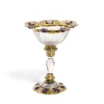 A William IV silver-gilt and rock crystal cup, James Aldridge, London, 1836