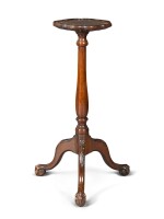 AN ANGLO-CHINESE PADOUK KETTLE STAND, 19TH CENTURY