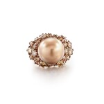 Cultured Pearl and Diamond Ring | 養殖珍珠 配 鑽石 戒指