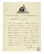 NAPOLEON I | letter signed, to Général Berthier, on military units for Holland, 11 December 1802