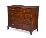 A George III mahogany chest of drawers, circa 1788, attributed to Gillows