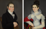 ATTRIBUTED TO AMMI PHILLIPS | PAIR OF PORTRAITS: SAMUEL AND LETITIA SLOANE