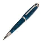 MONTEGRAPPA | A LIMITED EDITION PLATINUM PLATED AND RESIN BALLPOINT PEN, CIRCA 2008