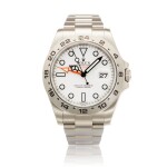 Reference 216570 Explorer II | A stainless steel automatic wristwatch with date, 24 hours indication and bracelet, Circa 2010