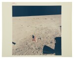  [APOLLO 11] TRANQUILITY BASE. VINTAGE NASA "RED NUMBER" PHOTOGRAPH, 20 JULY 1969.