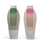 Two unique vases, from the Coloured Vases series 3