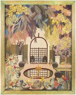 Braquenié & Cie, Tapisserie représentant un jardin, DATE, signée