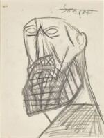 Untitled (Head of a Bearded Man)