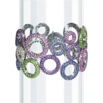 Gem set and diamond bracelet, 'Bubbles', Michele della Valle