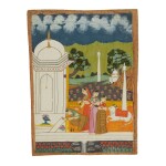  AN ILLUSTRATION TO A RAGAMALA SERIES: BHAIRAVA RAGA,  INDIA, DECCAN, LATE 18TH/EARLY 19TH CENTURY
