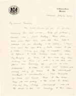 Sir Winston Churchill | autograph letter signed, to Pamela, Lady Lytton, 1942