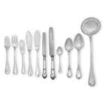 Queen Astrid: A group of silver and electroplate flatware, the majority K. Anderson, Stockholm, 1927