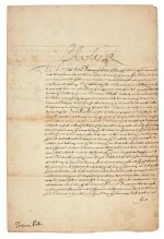 CHARLES II | document signed, 1672