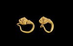 A Pair of Hellenistic Gold Earrings, circa late 4th/early 3rd Century B.C.