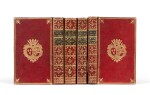 Œuvres. Paris, 1749. 4 vol. in-12. Maroquin rouge aux armes de la comtesse de Provence