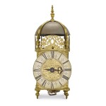 A Queen Anne brass lantern clock, William Wood, Nailsworth, dated 1707