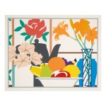 TOM WESSELMANN | STILL LIFE WITH PETUNIAS, LILIES AND FRUIT