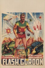 Flash Gordon (1936), first Belgian release poster (circa 1940s)
