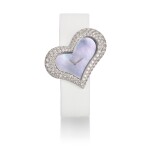 PIAGET | LIMELIGHT FUNNY HEART XL, REF GOA31074 WHITE GOLD HEART-SHAPED DIAMOND-SET WRISTWATCH WITH MOTHER-OF-PEARL DIAL CIRCA 2012