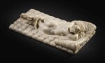 ITALIAN OR FRENCH, 19TH CENTURY, AFTER THE ANTIQUE | SLEEPING HERMAPHRODITE