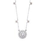 Diamond Pendent Necklace | 3.14克拉 圓形 G色 鑽石 項鏈