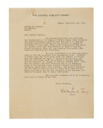 The Central Publicity Board, Letter to Evans Carlson, 9th September 1938 | The Central Publicity Board 致埃文斯•卡尔逊先生书信 1938年9月9日 