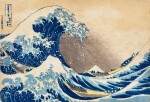 Katsushika Hokusai 葛飾北斎 | Under the Wave off Kanagawa (Kanagawa-oki nami-ura), also known as The Great Wave 神奈川沖浪裏