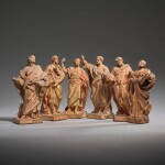 ITALIAN, 19TH CENTURY | SIX FIGURES OF APOSTLES