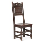 Fine and Rare William and Mary Walnut Wainscot Side Chair, Chester County, Pennsylvania, Circa 1740