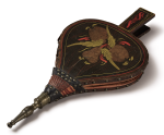 GRAIN AND PAINT-DECORATED BELLOWS, NEW ENGLAND, CIRCA 1800