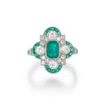 Bague émeraudes et diamants | Emerald and diamond ring