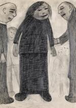 LAURENCE STEPHEN LOWRY, R.A. | GROUP OF SIX FIGURES